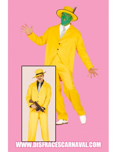 Traje amarillo la máscara