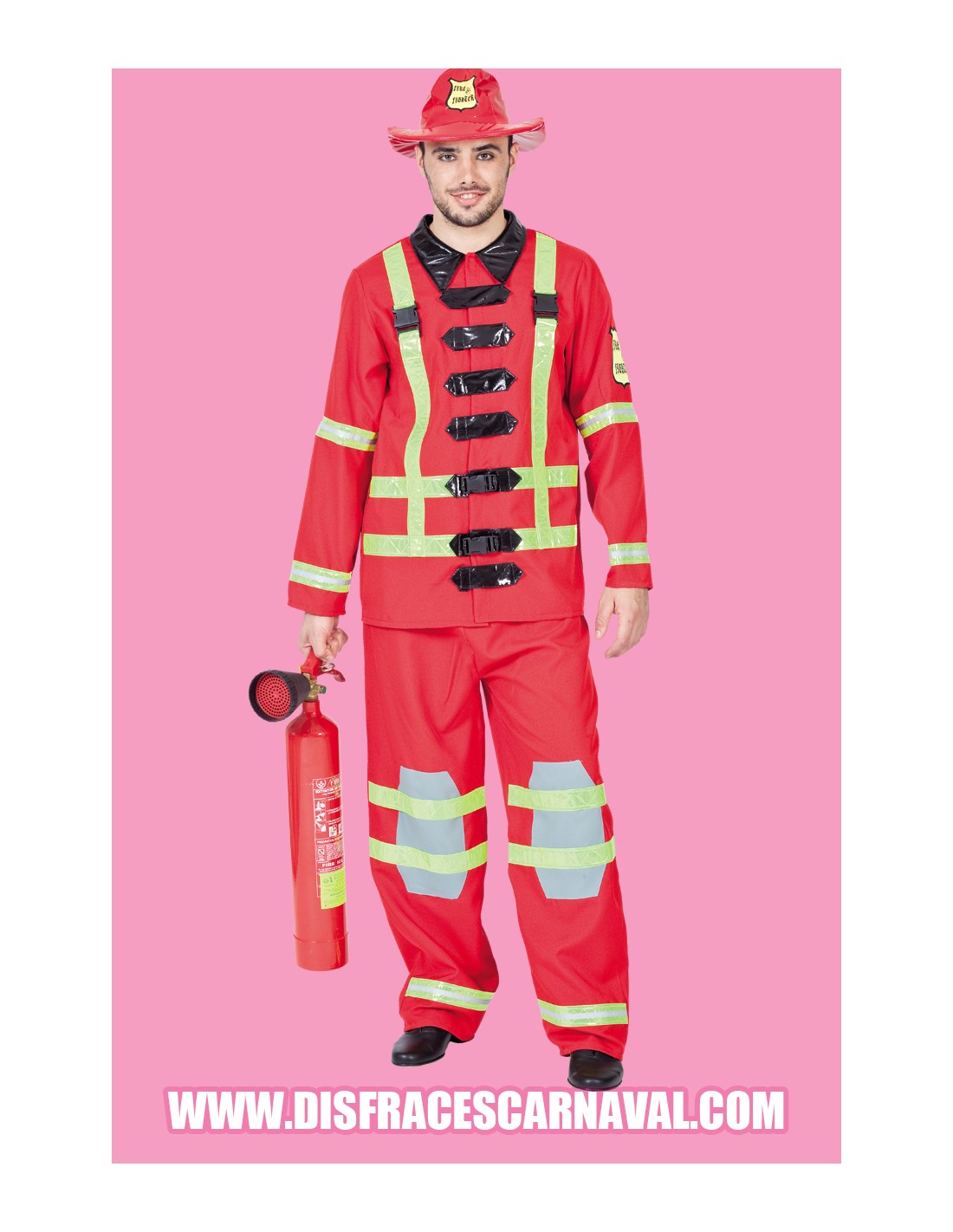 Disfraz bombero adulto 