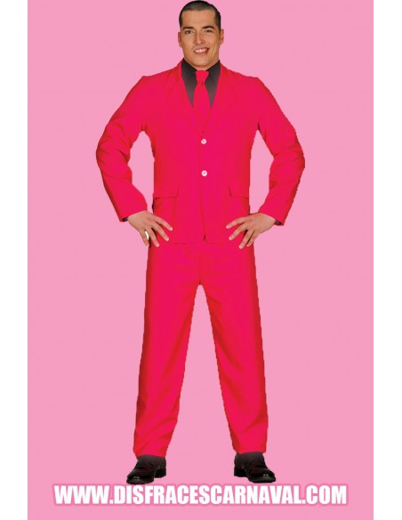 Traje Fuxia discretito