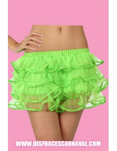 Faldita 3 volantes neon 2
