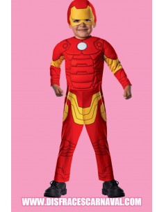 Superheroe Iron Man Musculoso 1-2años Marvel