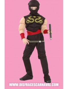 Ninja Musculoso 5-6 años