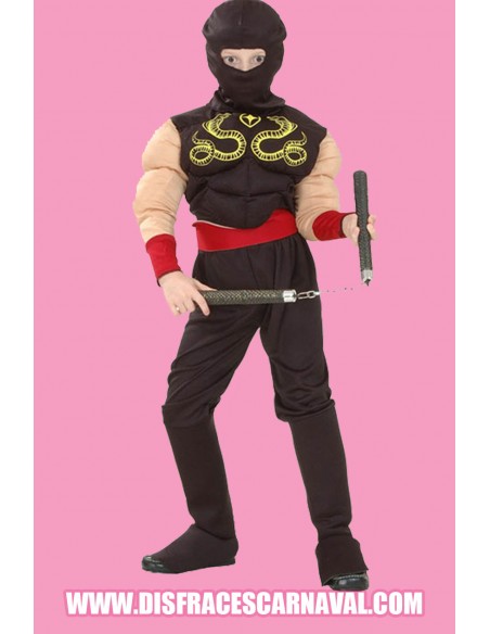 Ninja Musculoso 5-6 años