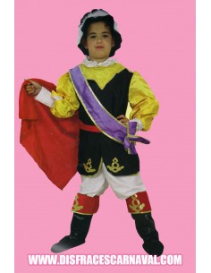 Paje real, Principe medieval,Húsar,...7-9años
