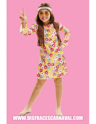 Vestido hippie niña 10-12años