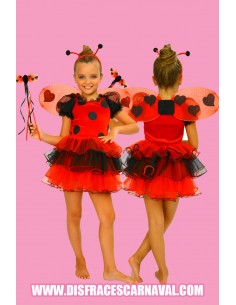 Mariquita Tutu Volantes niña
