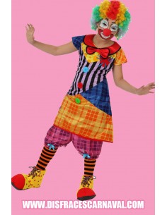 Payaseta Arco Iris Vestido + Pololo payaso