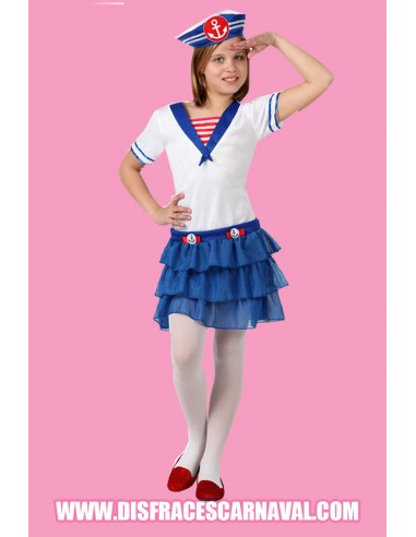 Marinera falda volantes infantil