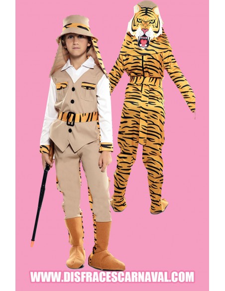 DOBLE FUN EXPLORADOR SAFARI-TIGRE 5-6 años