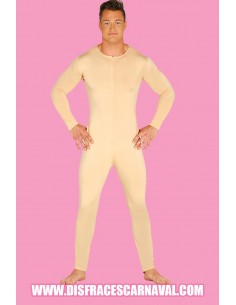 Enterizo Hombre Punto Carne/Negra M-L 2