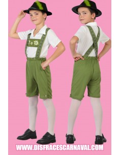 TIROLES CAMISA BL + PETO VDE NIÑO