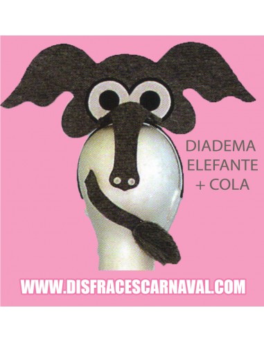 Diadema Elefante + Cola