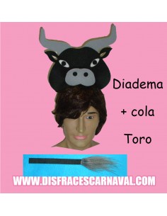 Diadema + Cola Toro