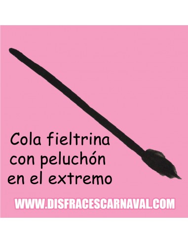 Cola con peluchon en extremo