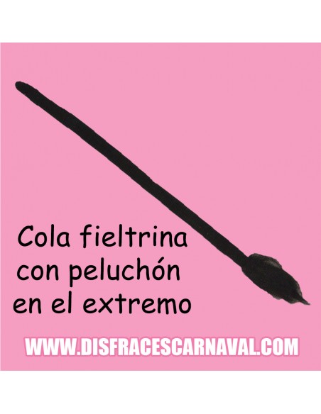 Cola con peluchon en extremo