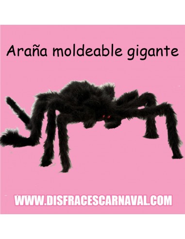 Araña peluda articulada 45cm