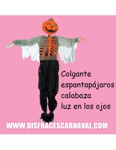 Esqueleto cabeza de calabaza