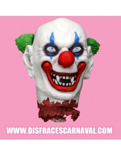 Cabeza Payaso Terrorífico latex