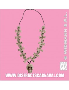 Collar Huesos y calavera