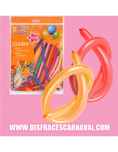 Bolsa 100 globos modelaje