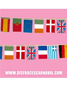 Banderas internacionales Plast 50m