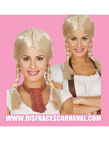 Peluca 2 trenzas Rb