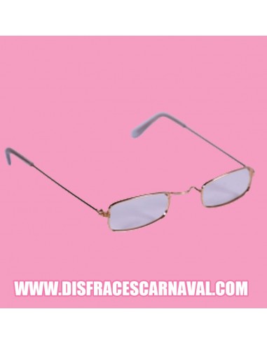 Gafas rectangulares alambre