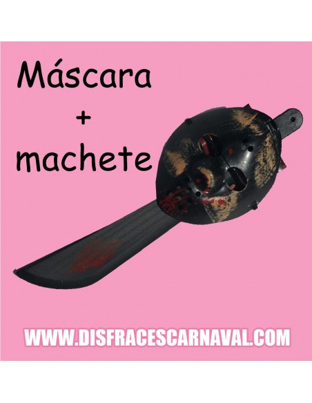 Careta Viernes 13 + Machete